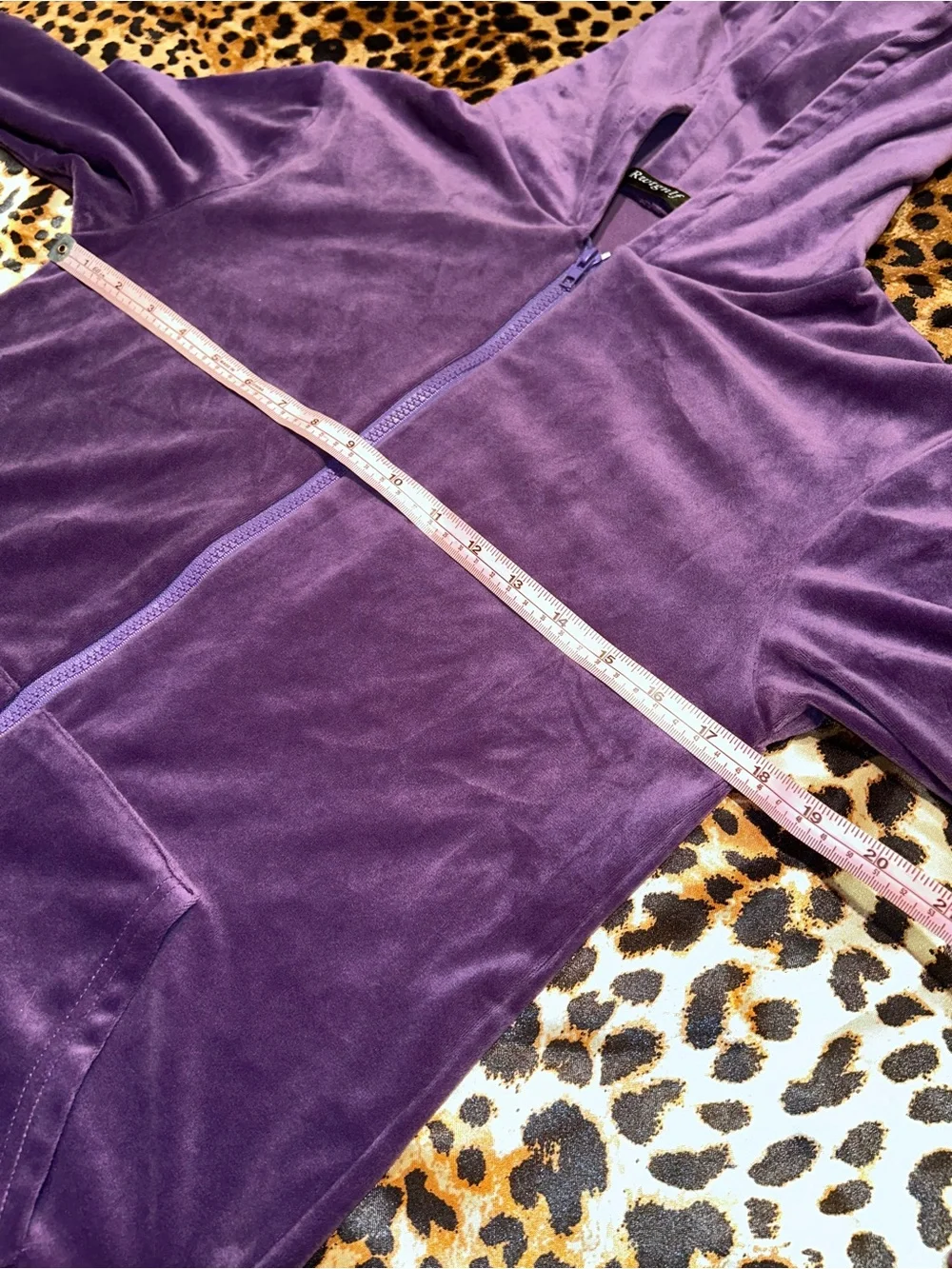 Rwtgnlf Girl’s Purple Velour Tracksuit Set